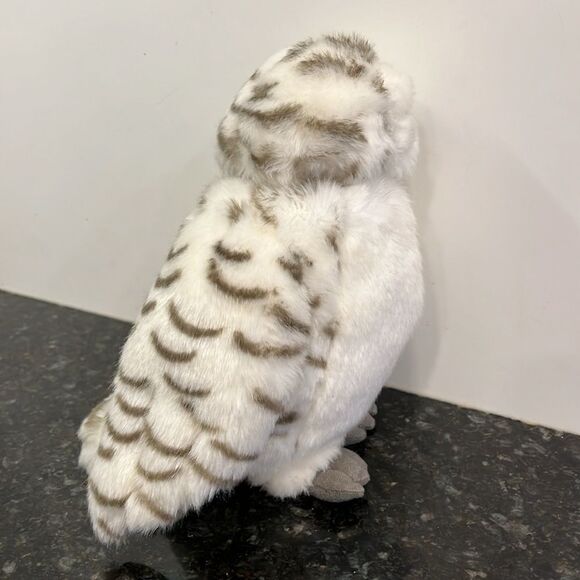 World Wildlife Fund Snowy Owl Plush White Gray/Brown Stuffed Animal Bird… - Picture 6 of 9